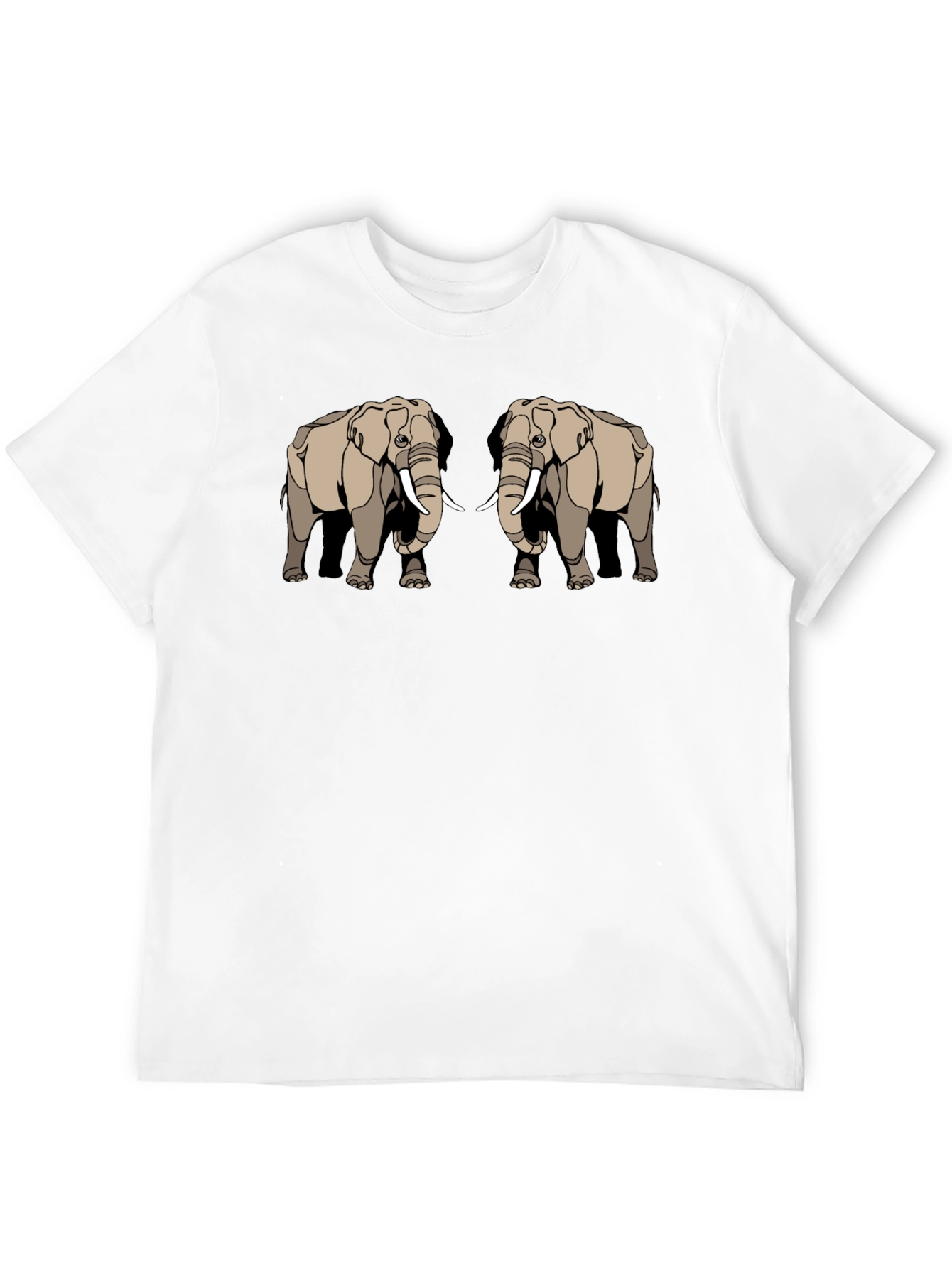 Elephant Graphic Tee - Stylish Black T-Shirt