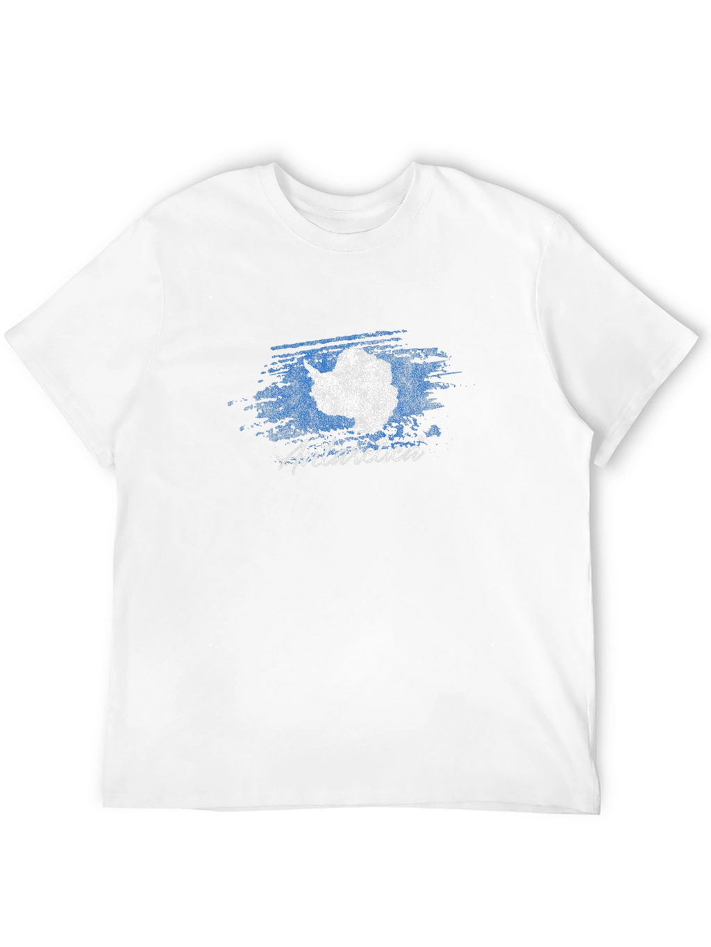 Antarctica Graphic Print T-Shirt - Black