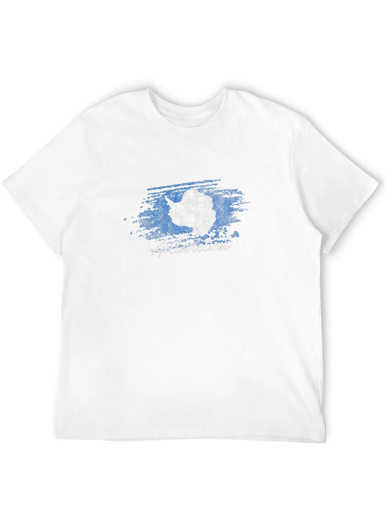 Antarctica Graphic Print T-Shirt - Black
