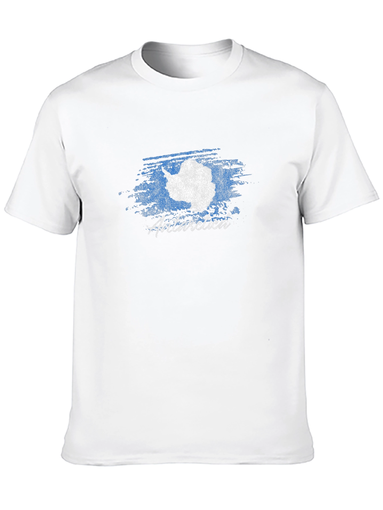 Antarctica Graphic Print T-Shirt - Black