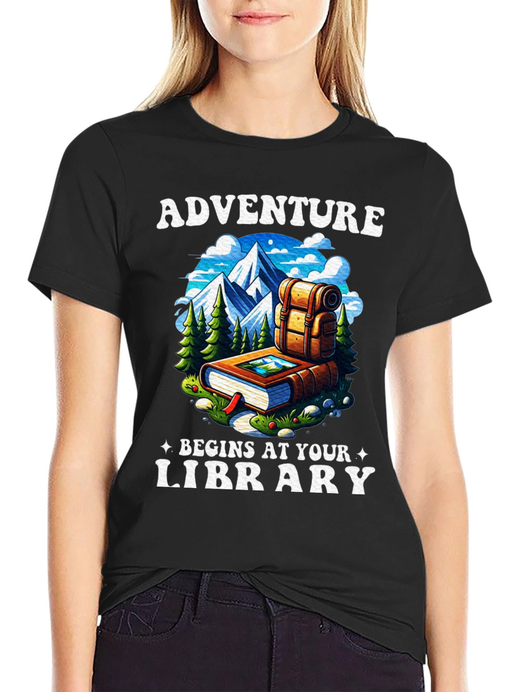 Adventure Begins at Your Library T-Shirt