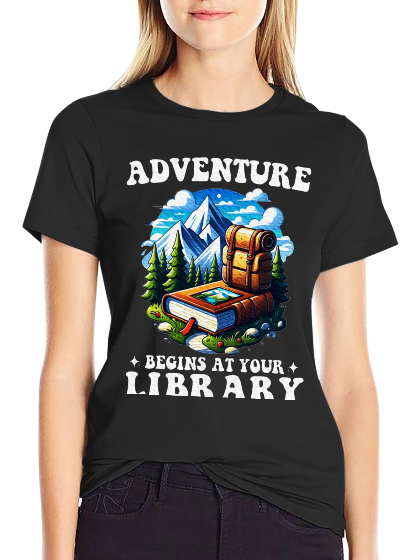 Adventure Begins at Your Library T-Shirt