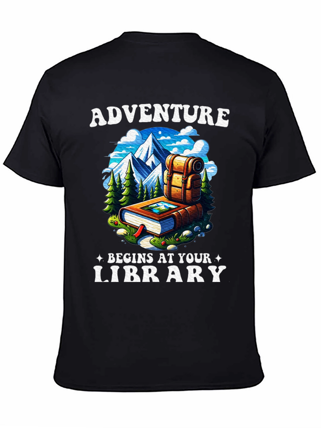 Adventure Begins at Your Library T-Shirt