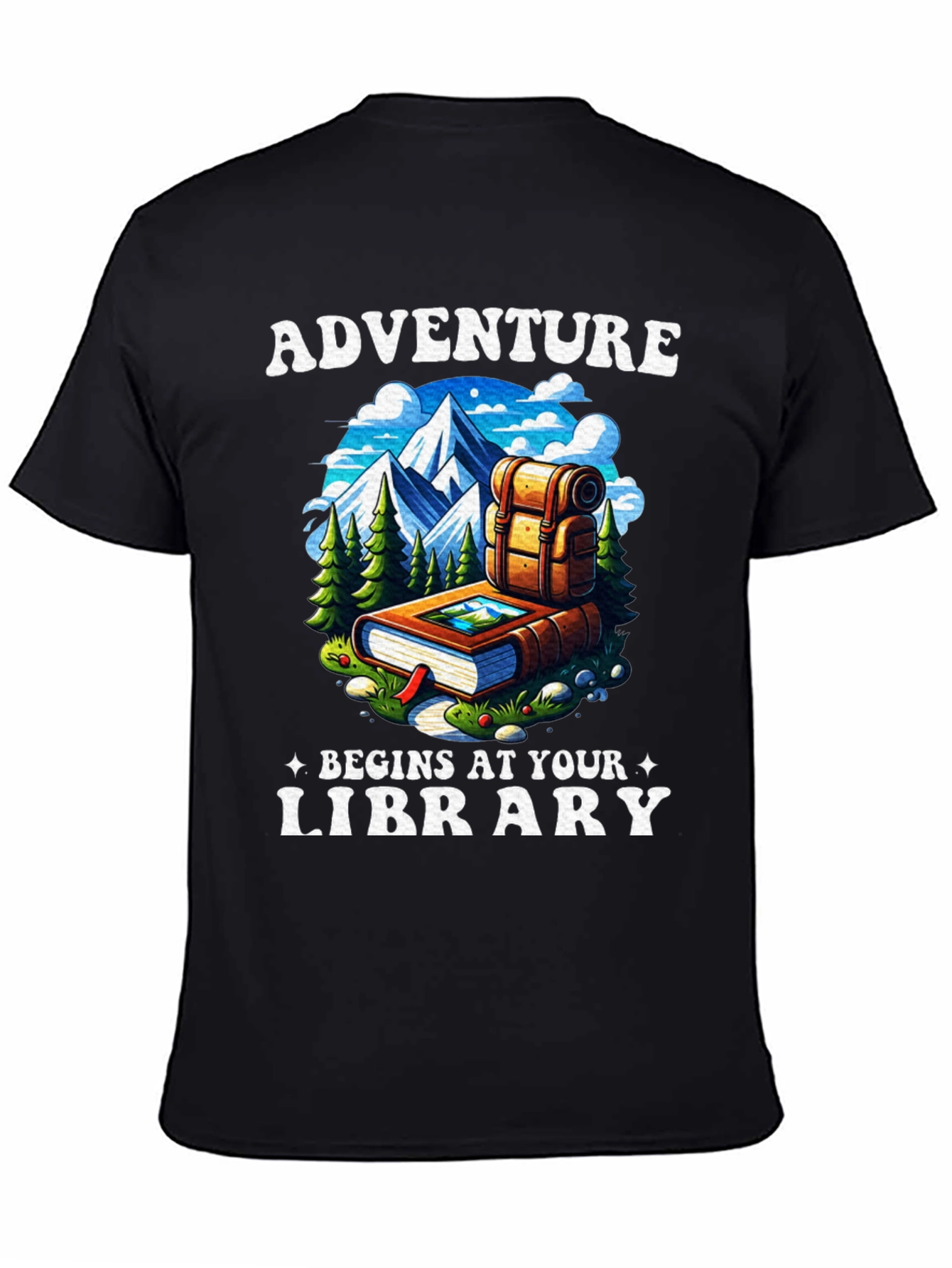 Adventure Begins at Your Library T-Shirt