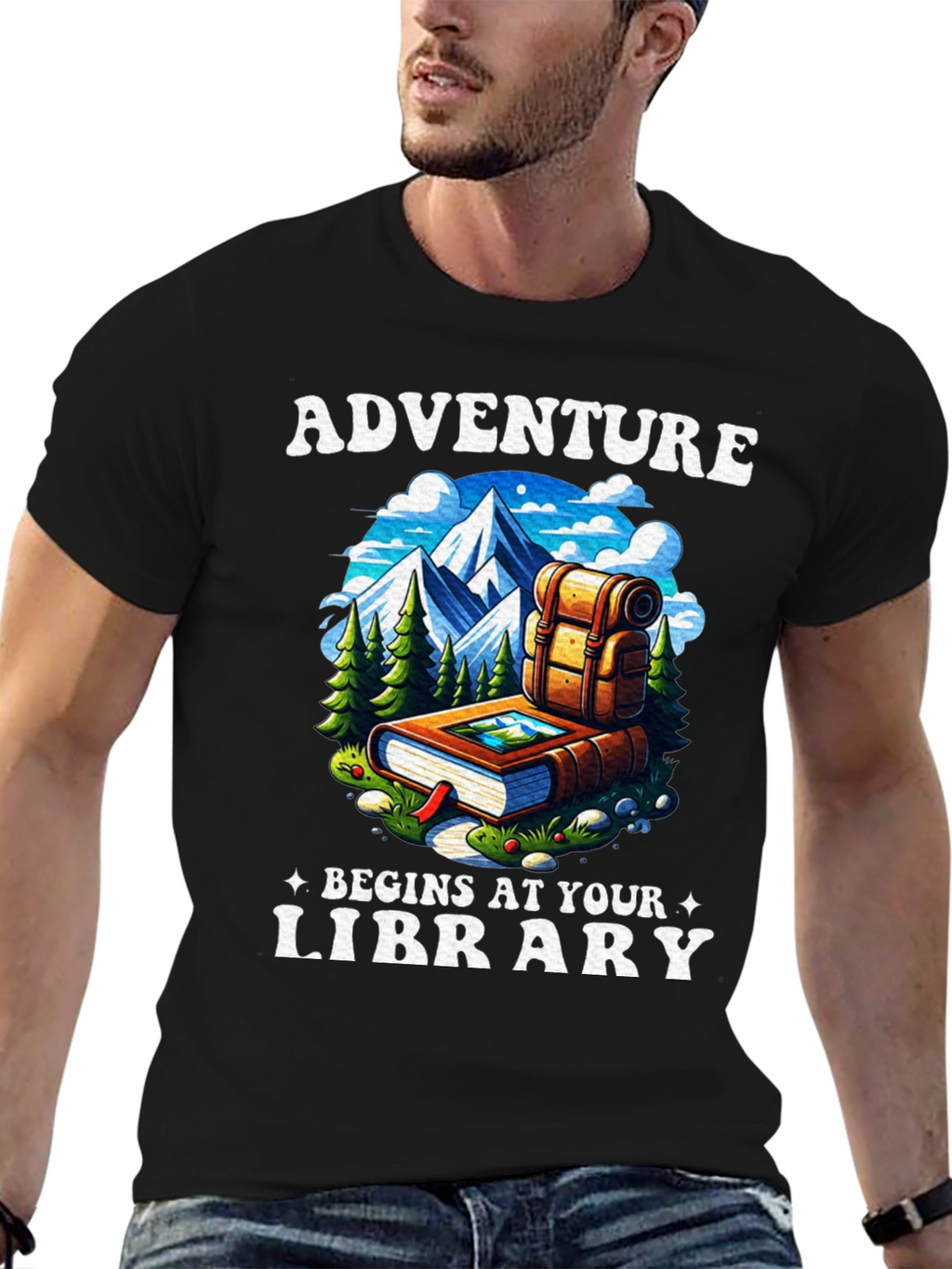Adventure Begins at Your Library T-Shirt