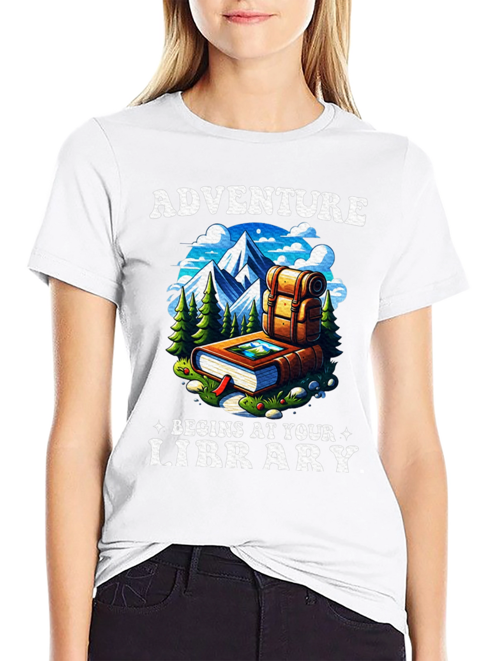 Adventure Begins at Your Library T-Shirt