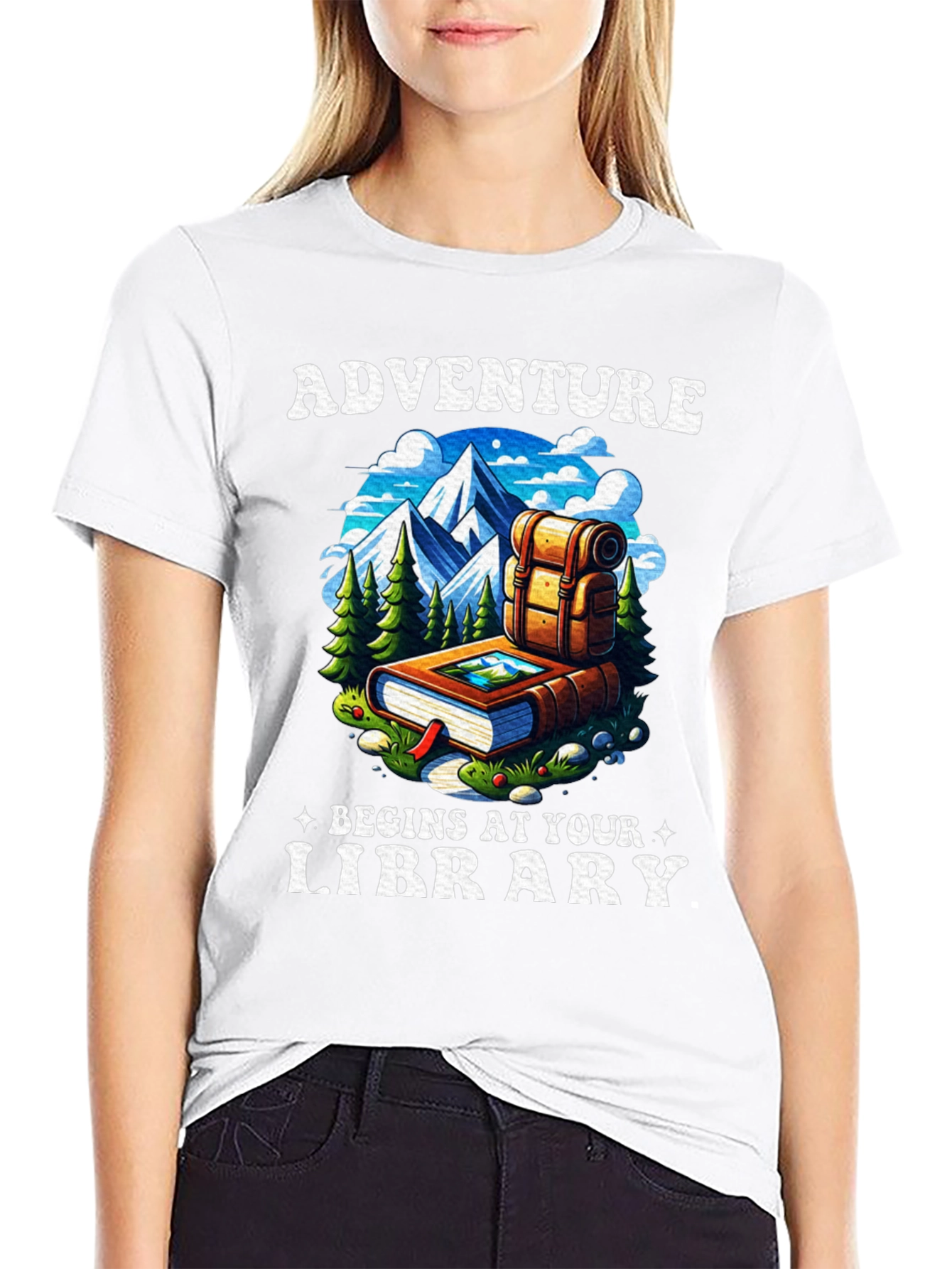 Adventure Begins at Your Library T-Shirt