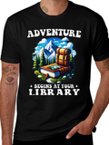 Adventure Begins at Your Library T-Shirt