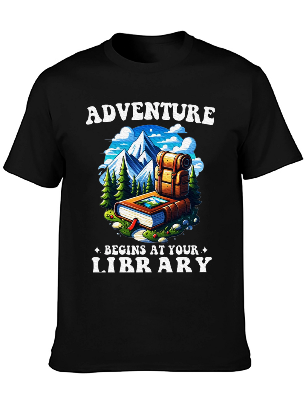 Adventure Begins at Your Library T-Shirt