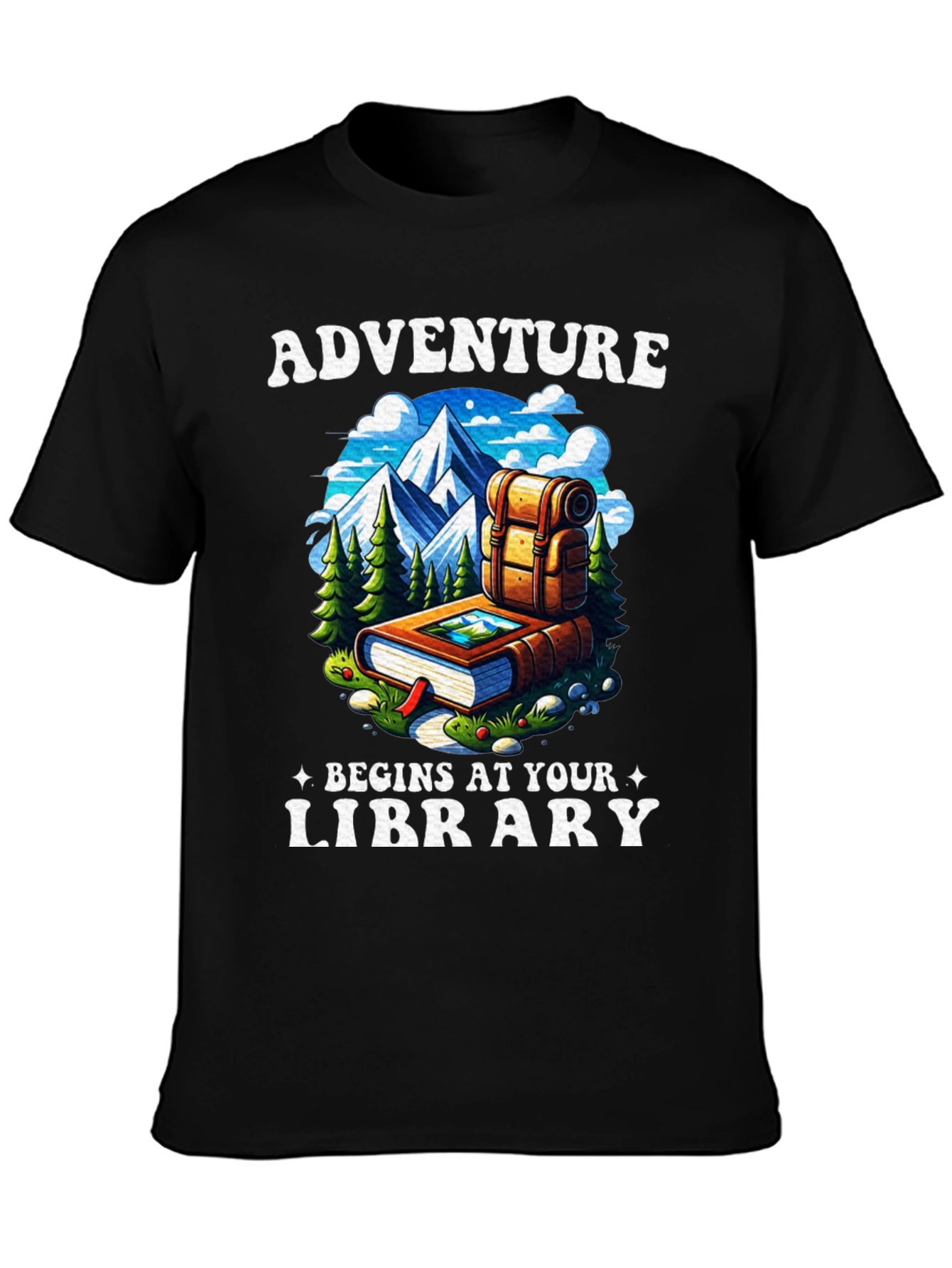 Adventure Begins at Your Library T-Shirt