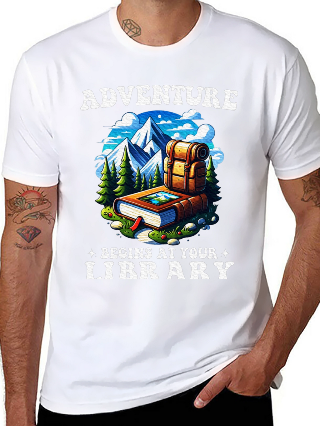 Adventure Begins at Your Library T-Shirt