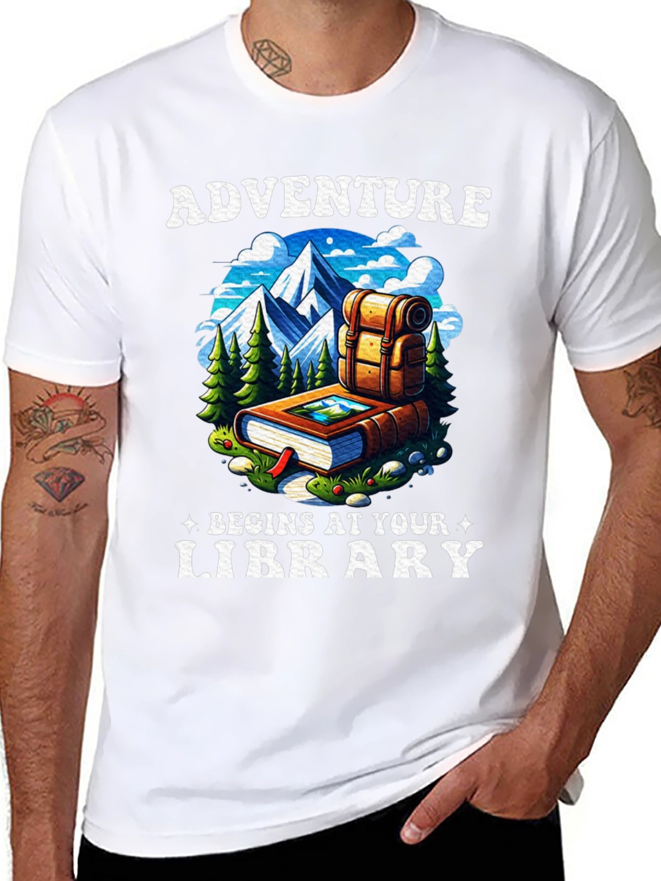 Adventure Begins at Your Library T-Shirt