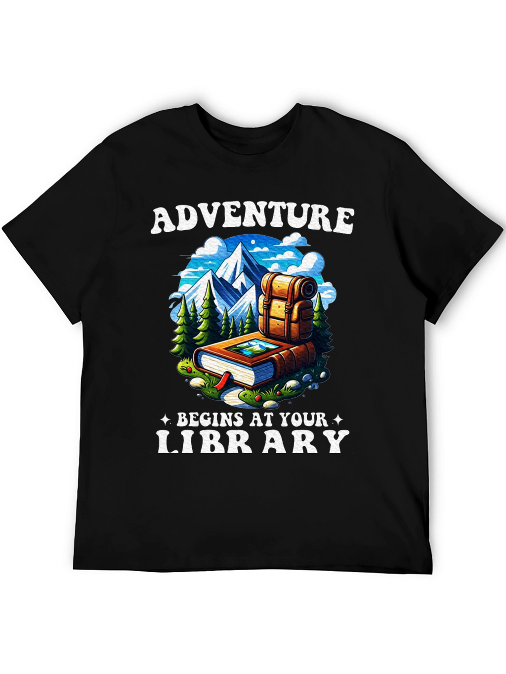 Adventure Begins at Your Library T-Shirt