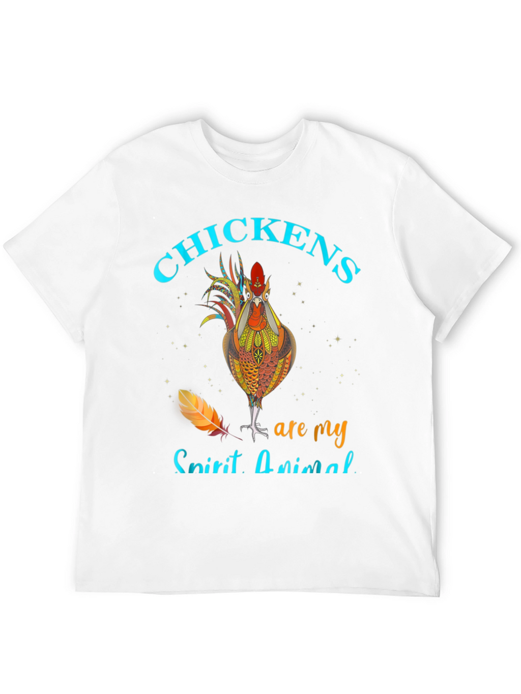 Chicken Spirit Animal Graphic T-Shirt