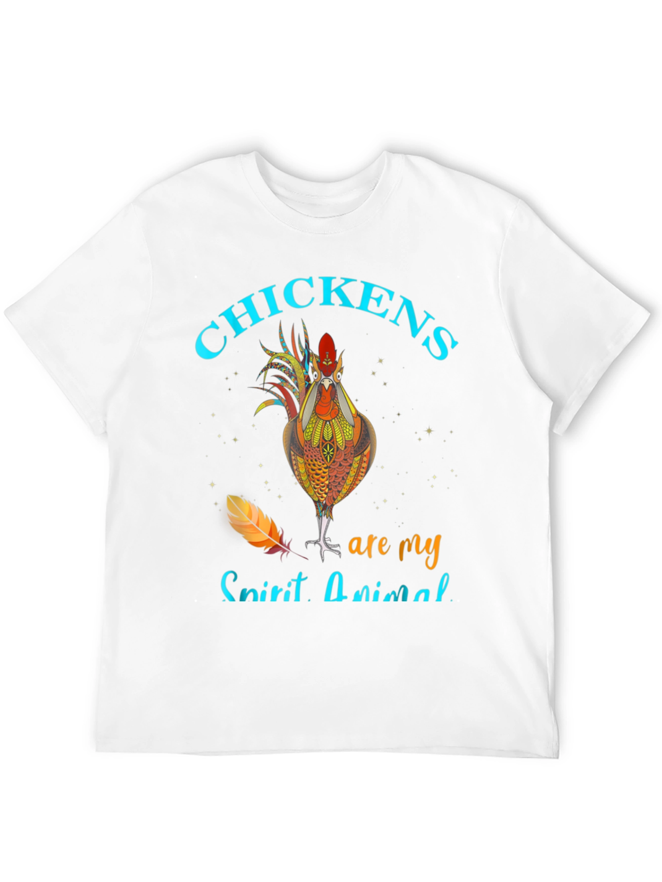 Chicken Spirit Animal Graphic T-Shirt
