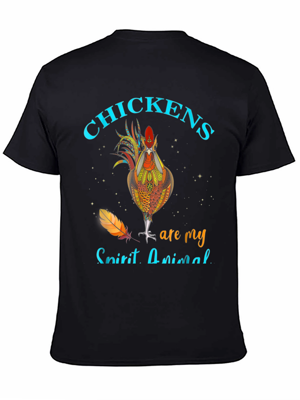 Chicken Spirit Animal Graphic T-Shirt