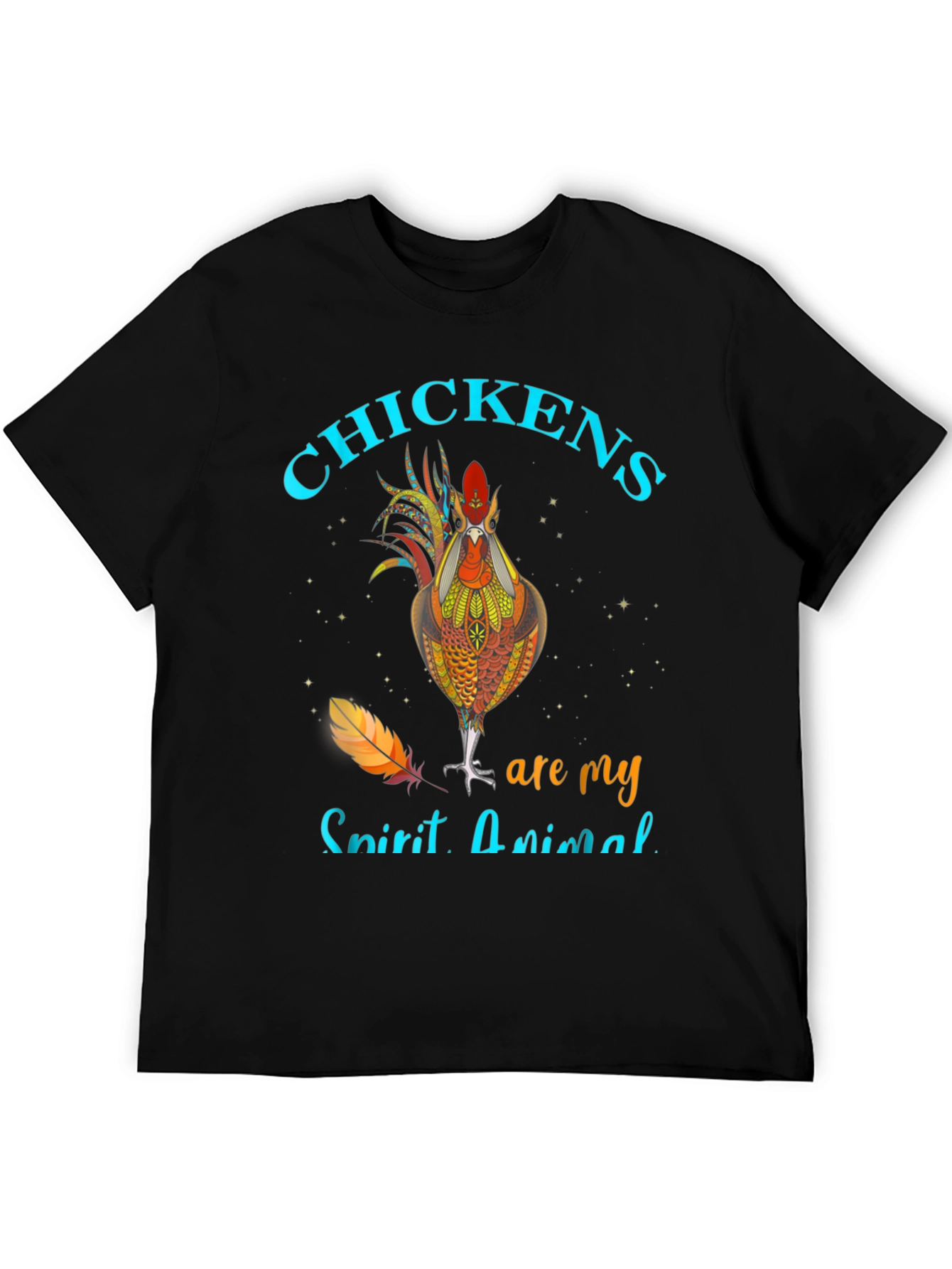 Chicken Spirit Animal Graphic T-Shirt