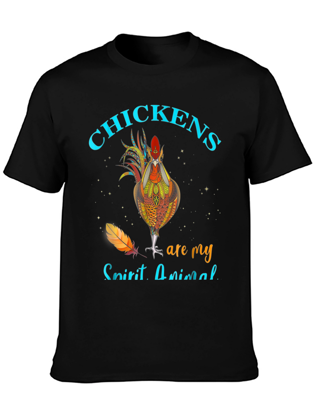 Chicken Spirit Animal Graphic T-Shirt