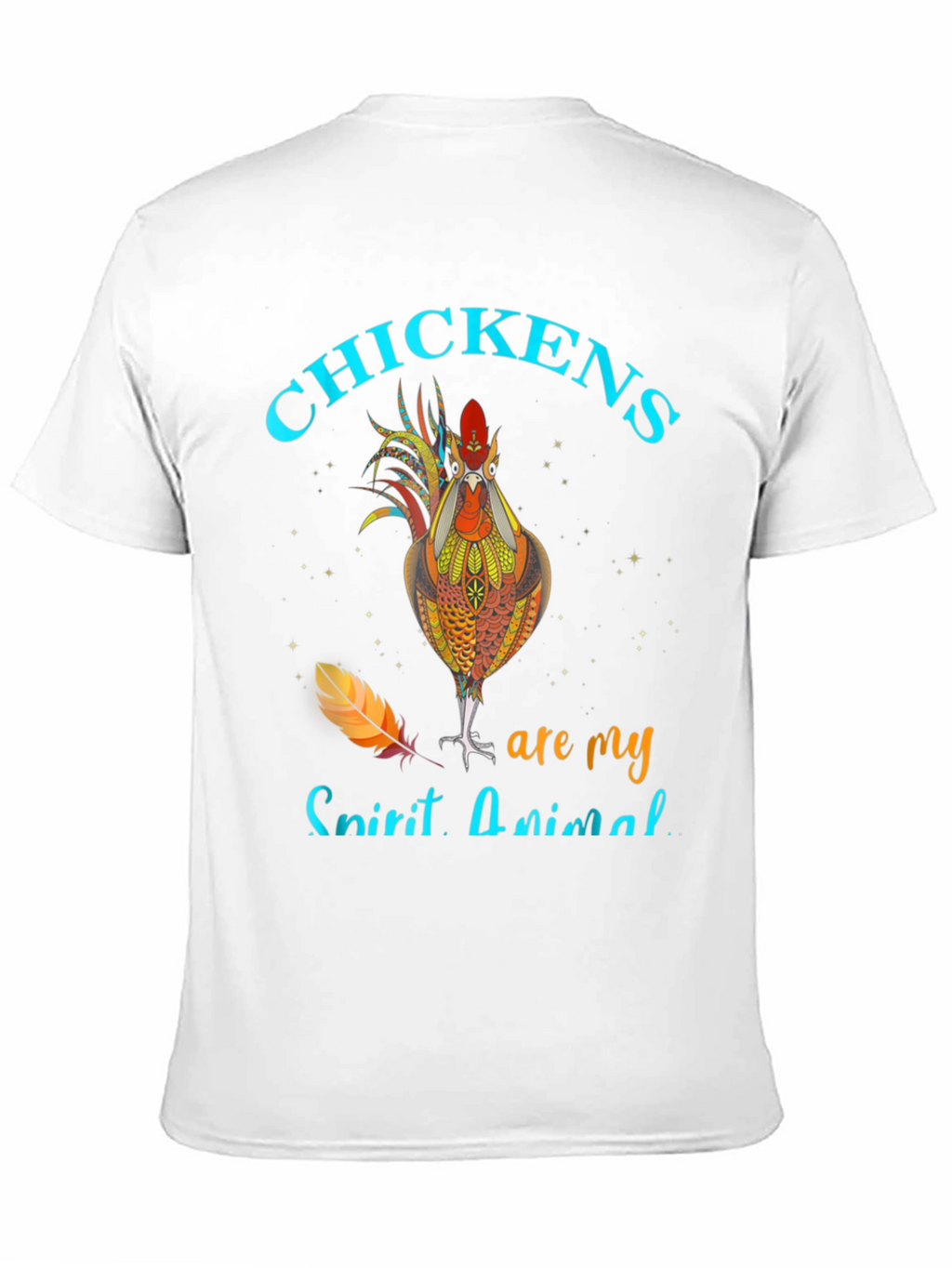 Chicken Spirit Animal Graphic T-Shirt