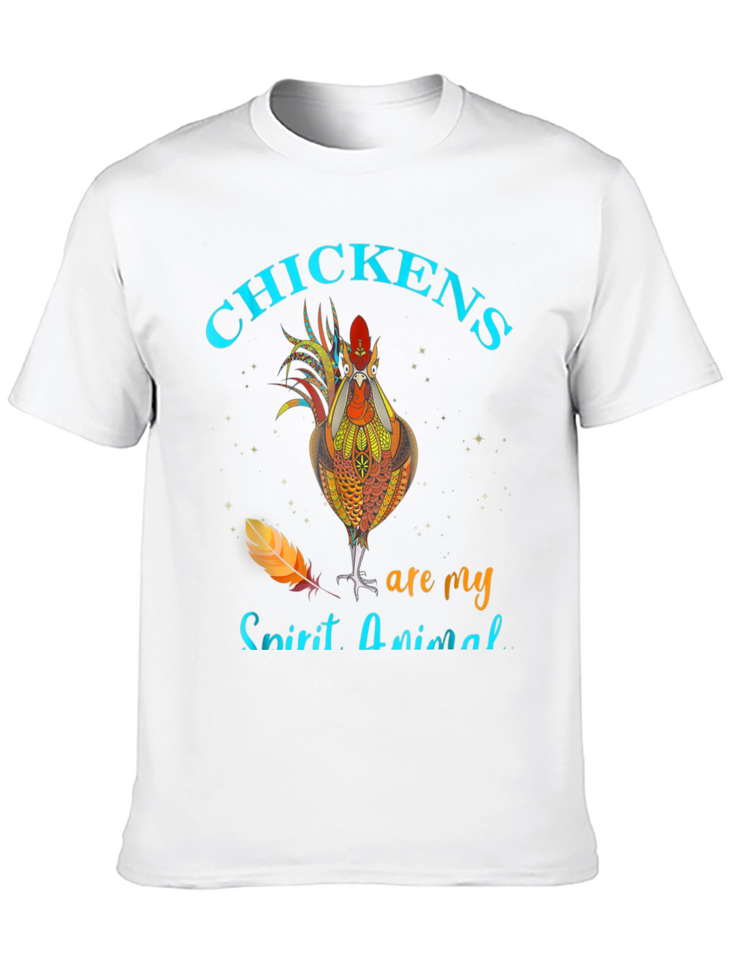 Chicken Spirit Animal Graphic T-Shirt