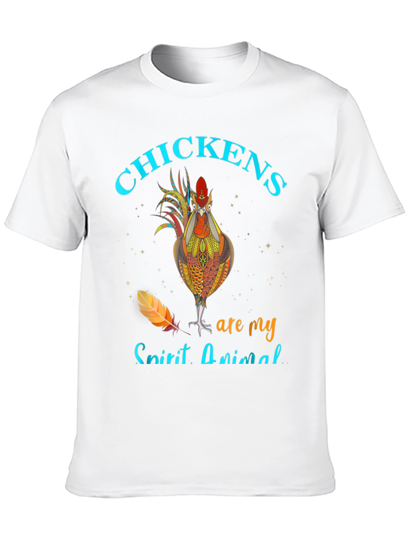 Chicken Spirit Animal Graphic T-Shirt