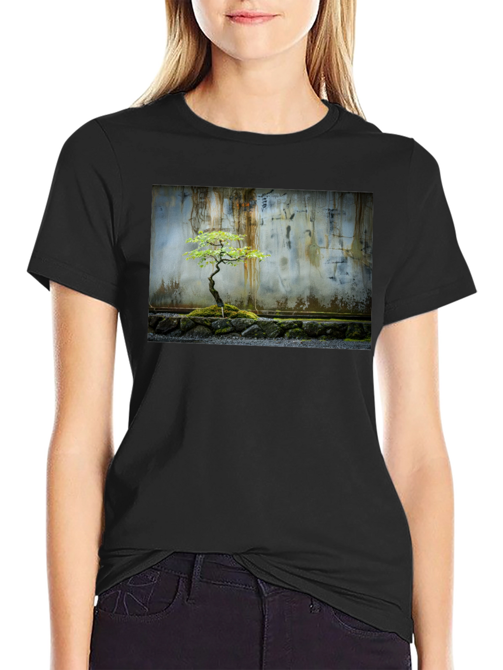 Bonsai Tree T-Shirt - Zen Garden Tee