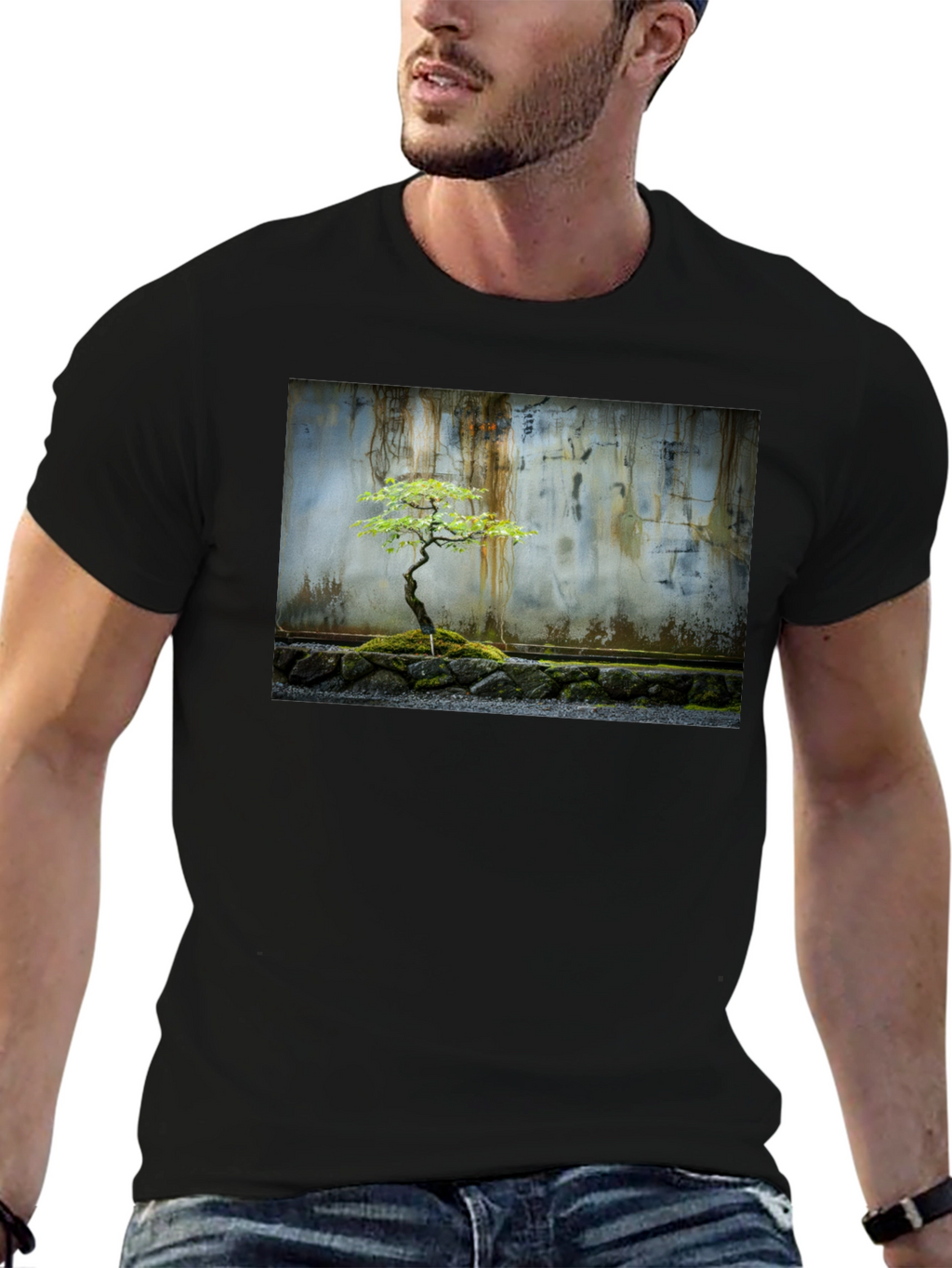 Bonsai Tree T-Shirt - Zen Garden Tee