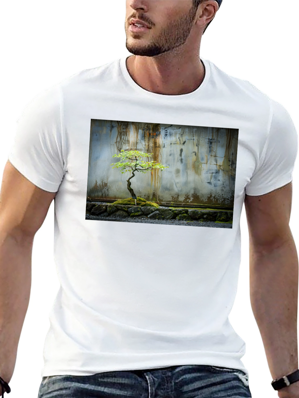 Bonsai Tree T-Shirt - Zen Garden Tee