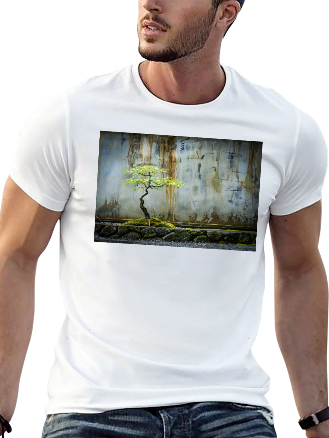 Bonsai Tree T-Shirt - Zen Garden Tee
