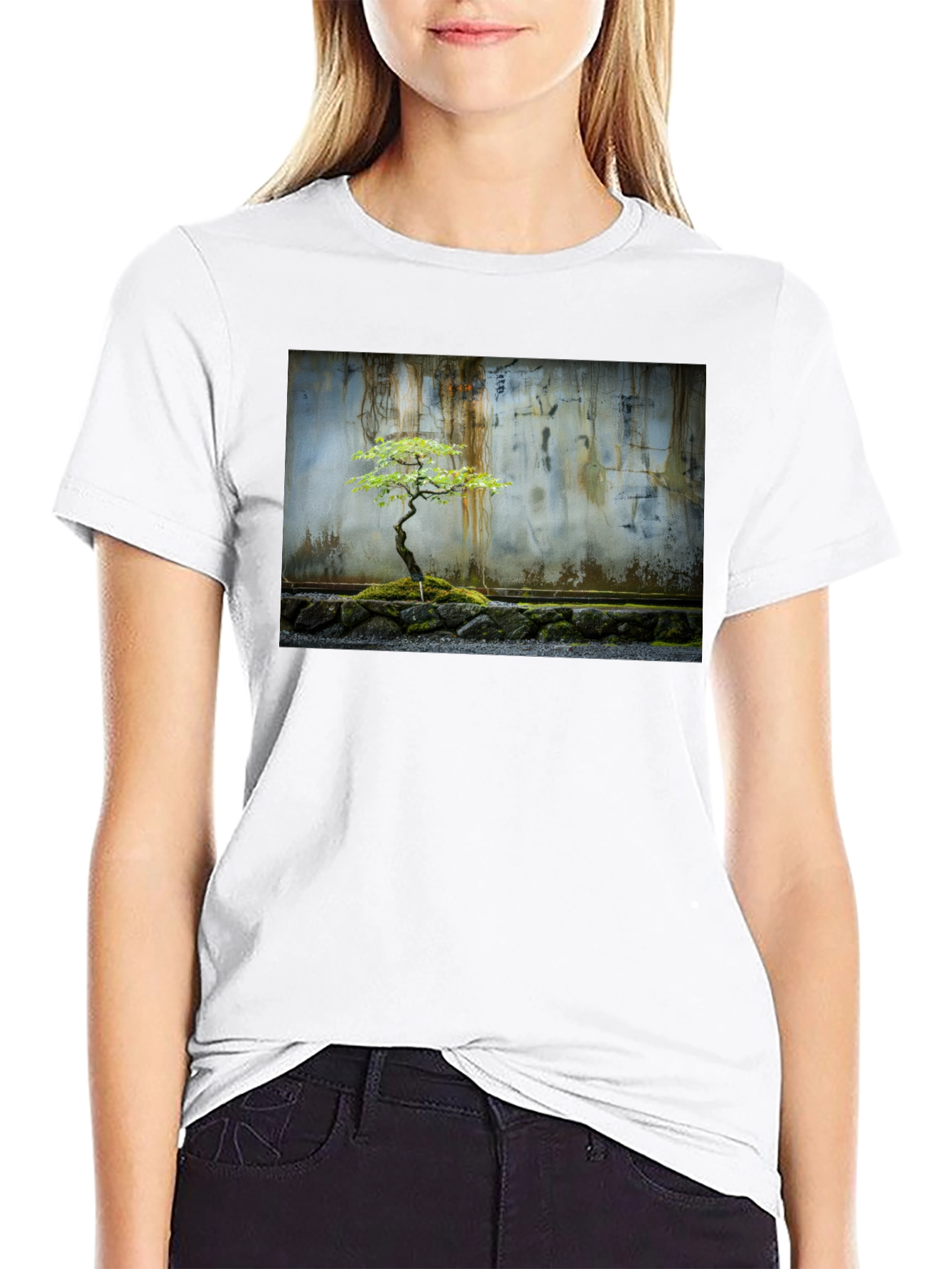 Bonsai Tree T-Shirt - Zen Garden Tee