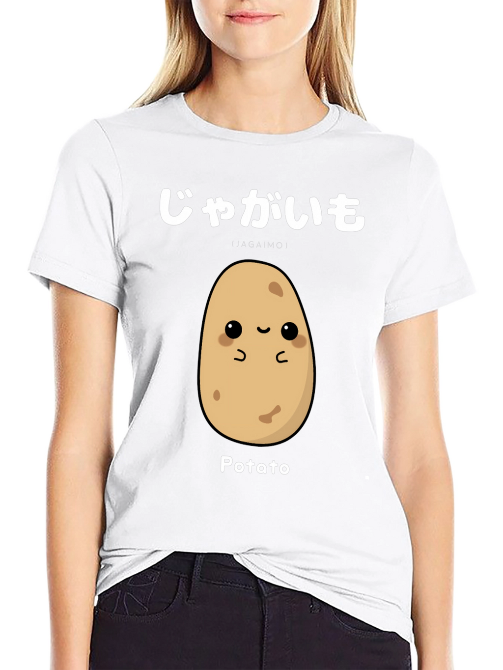Cute Potato T-Shirt - Japanese Design