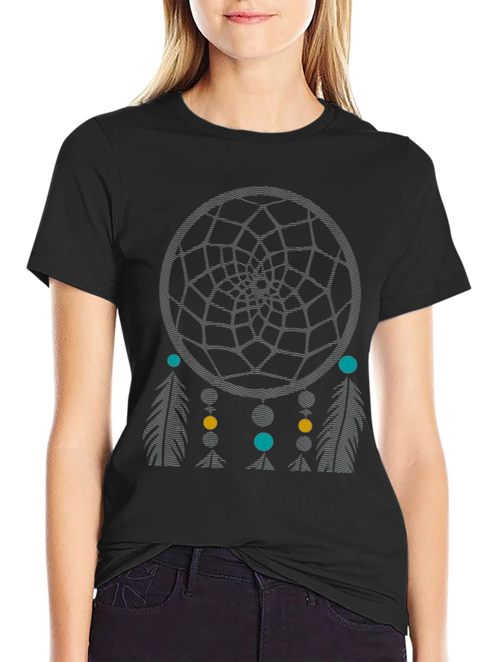 Dream Catcher Graphic T-Shirt - Casual Style
