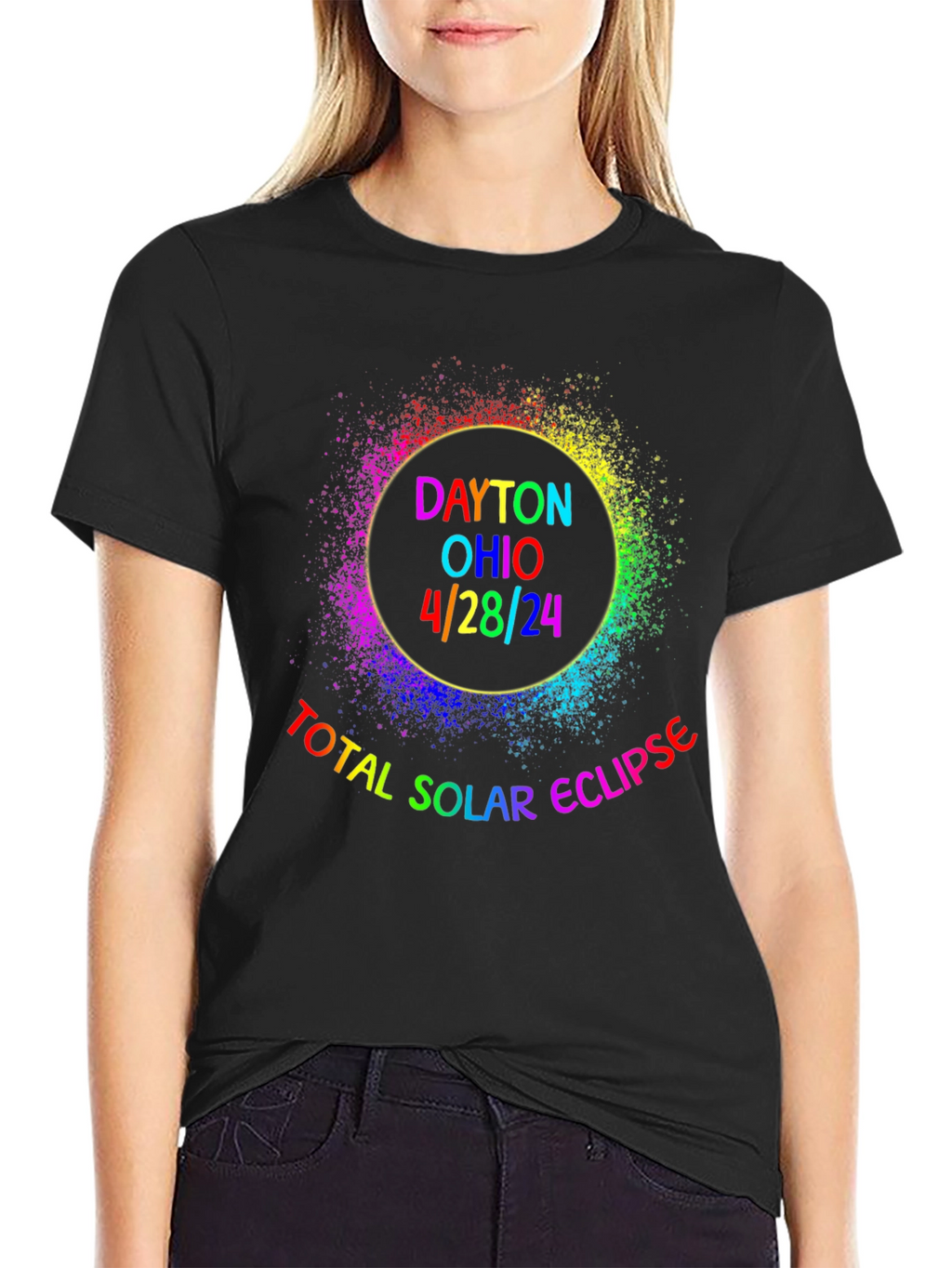 Dayton Ohio 4/28/24 Total Solar Eclipse T-Shirt