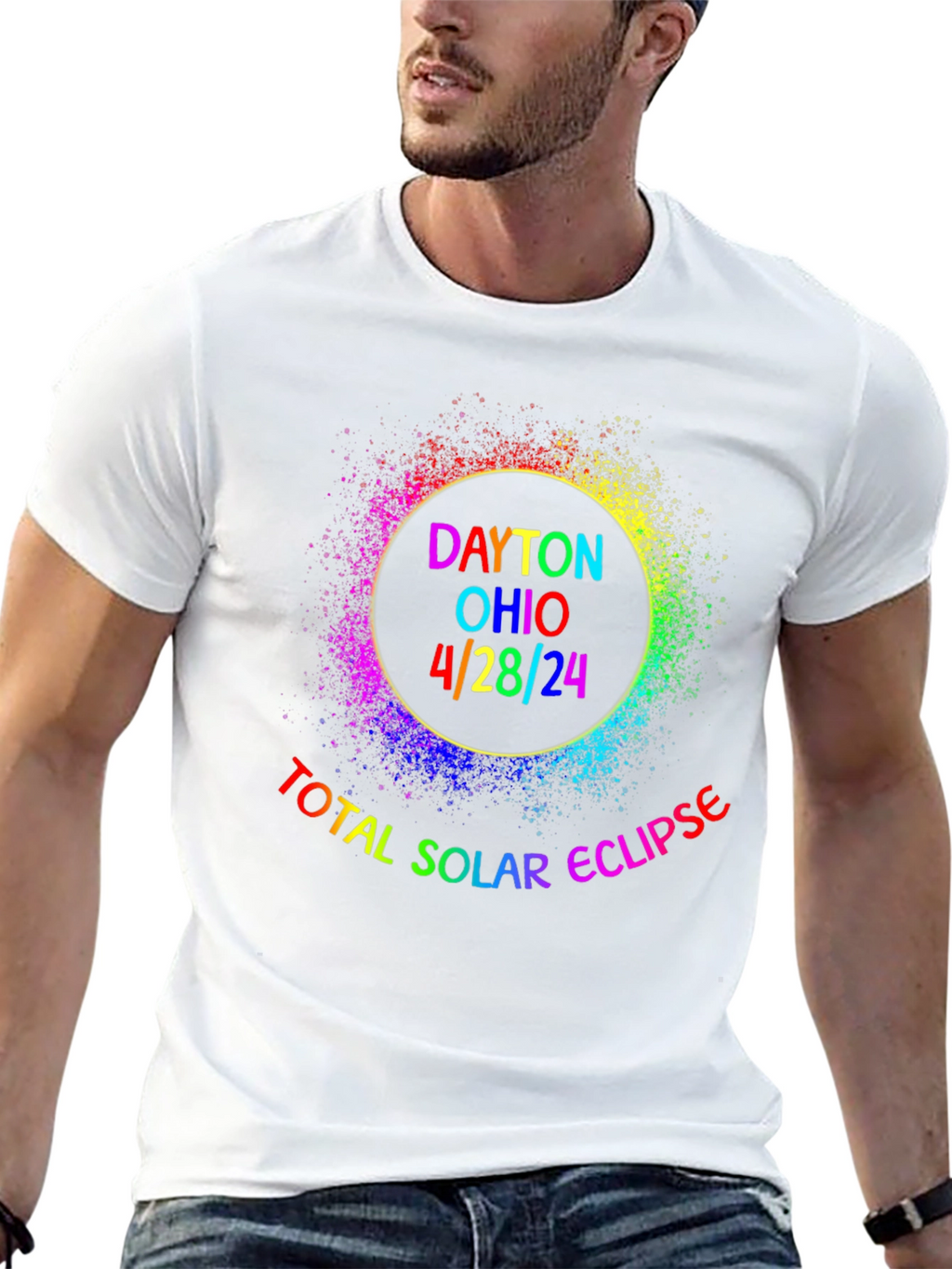 Dayton Ohio 4/28/24 Total Solar Eclipse T-Shirt