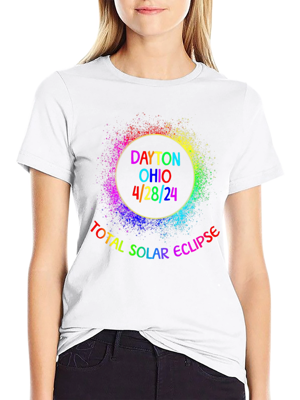 Dayton Ohio 4/28/24 Total Solar Eclipse T-Shirt