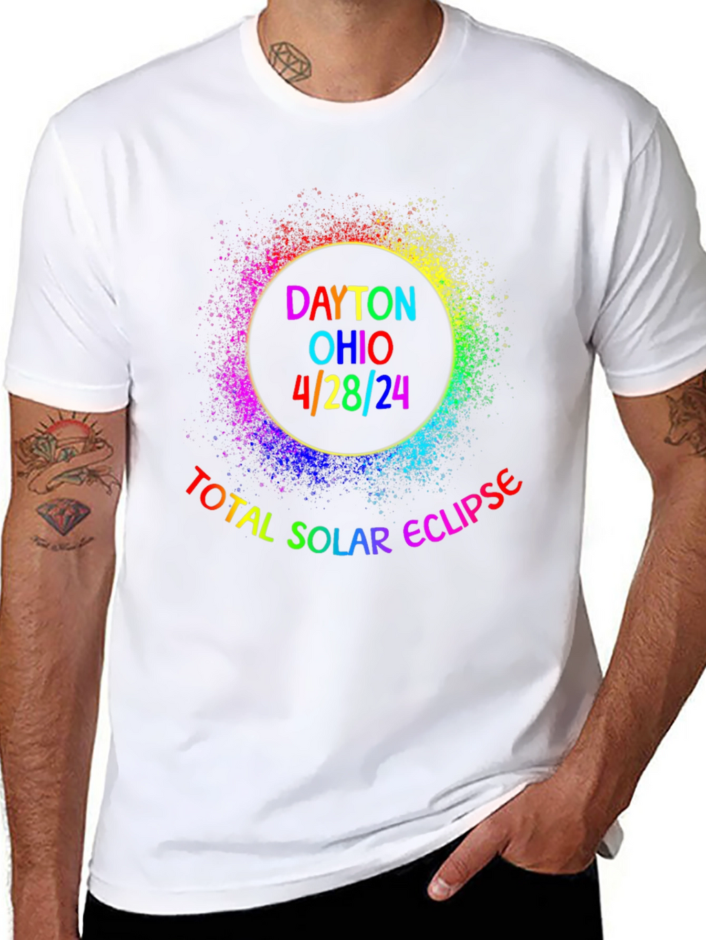 Dayton Ohio 4/28/24 Total Solar Eclipse T-Shirt