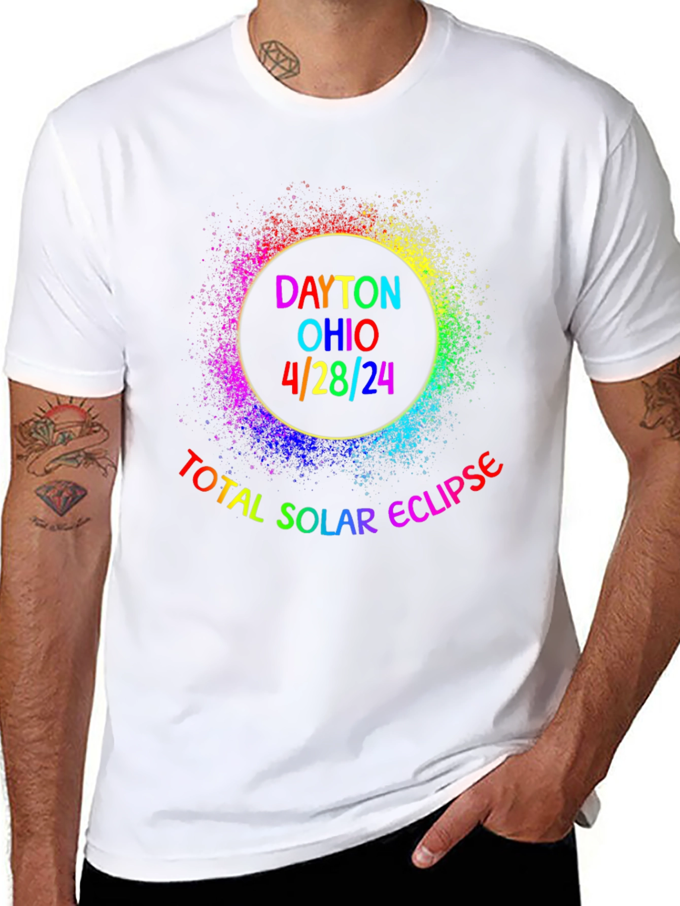 Dayton Ohio 4/28/24 Total Solar Eclipse T-Shirt