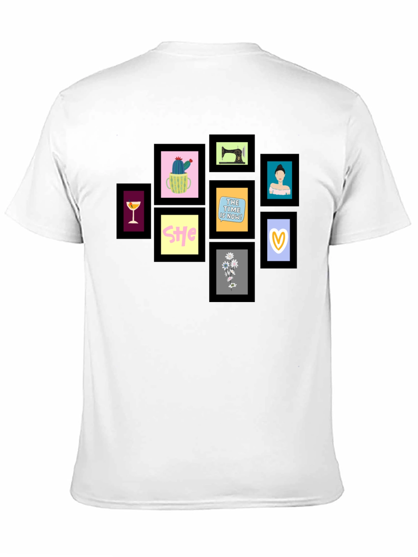 Framed Art Black T-Shirt