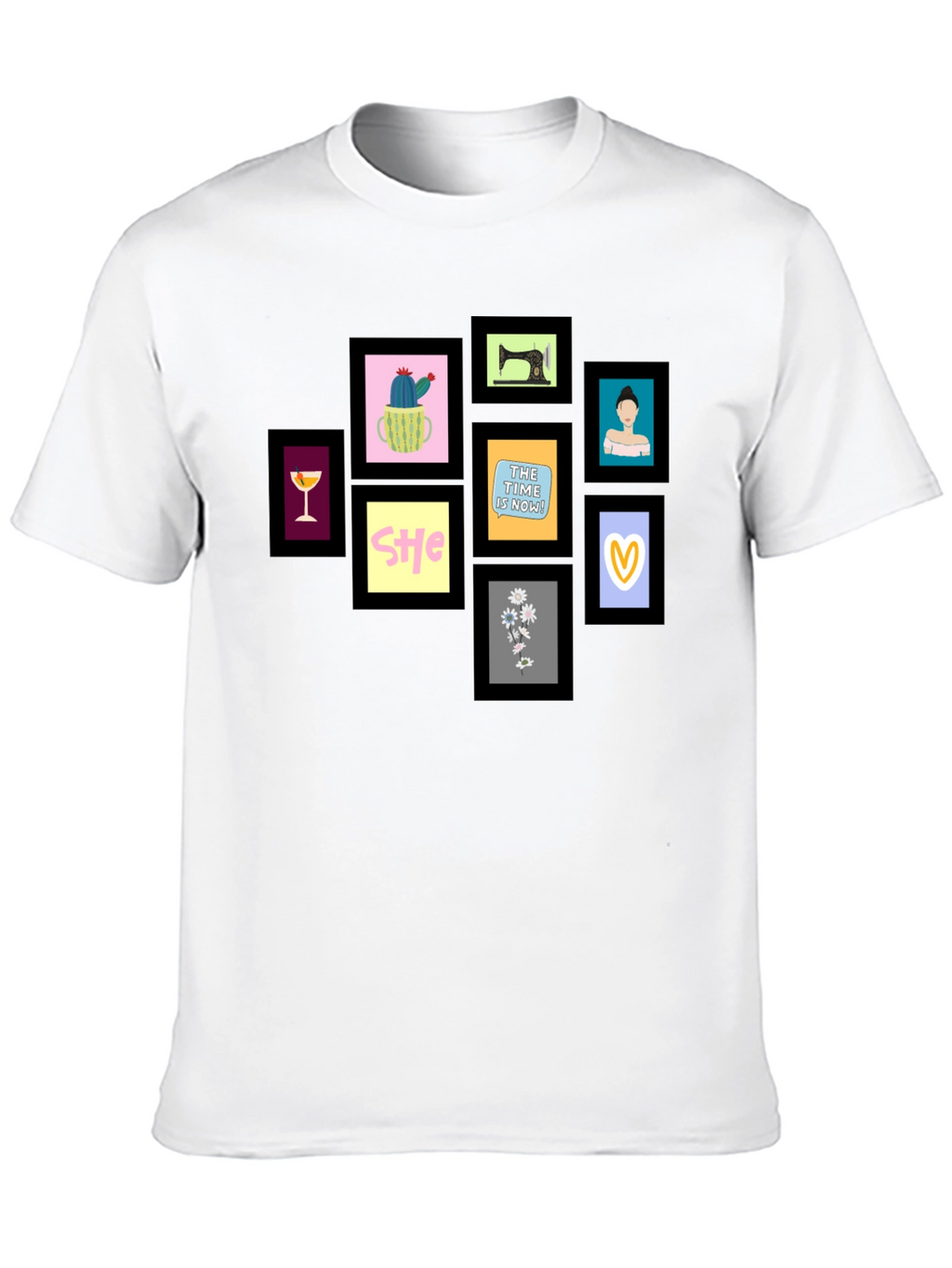 Framed Art Black T-Shirt