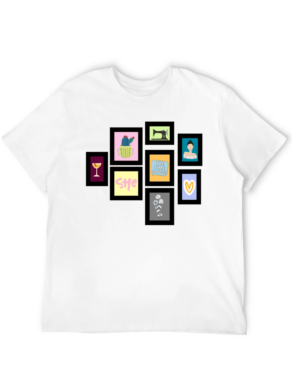 Framed Art Black T-Shirt