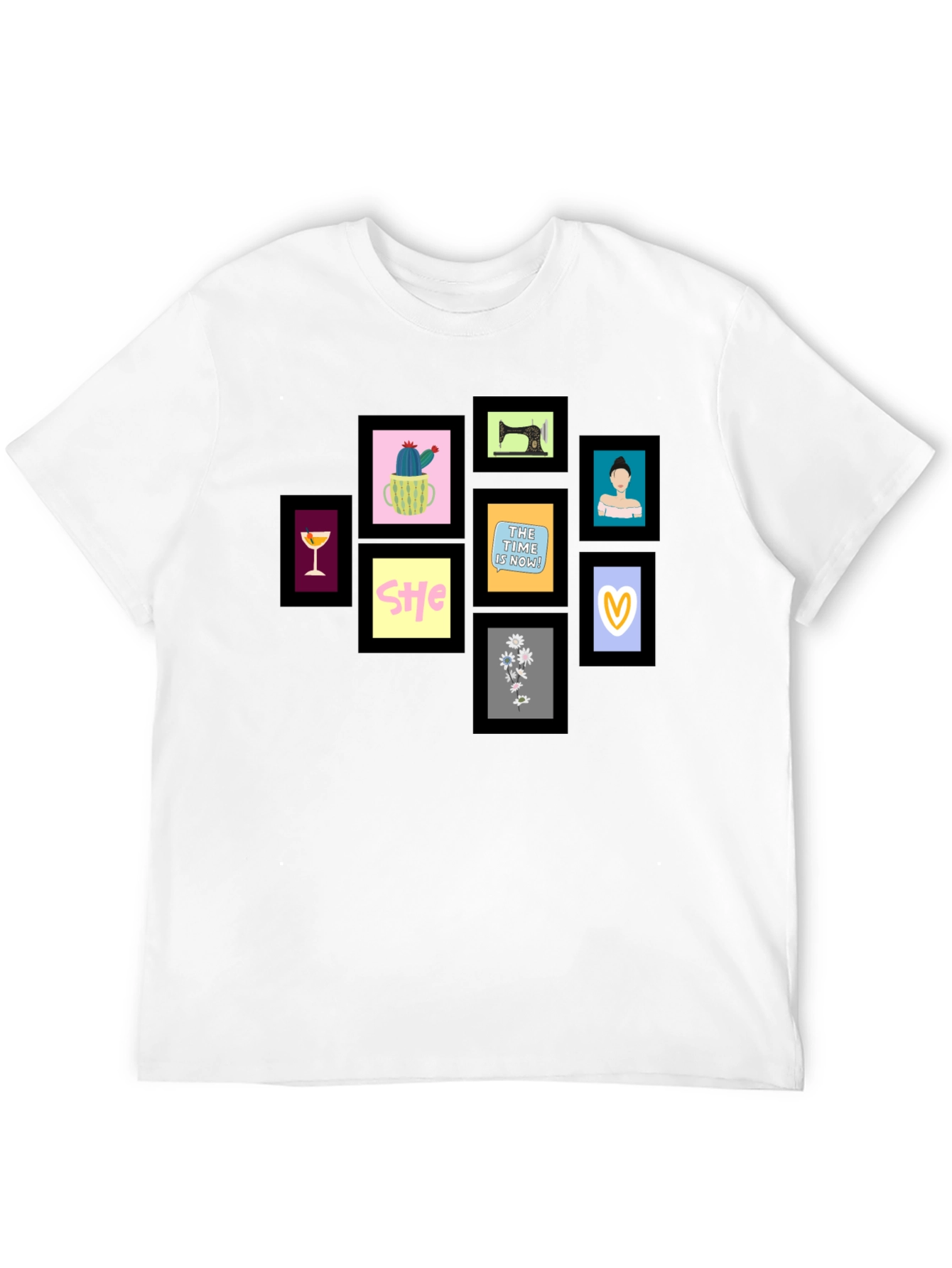 Framed Art Black T-Shirt