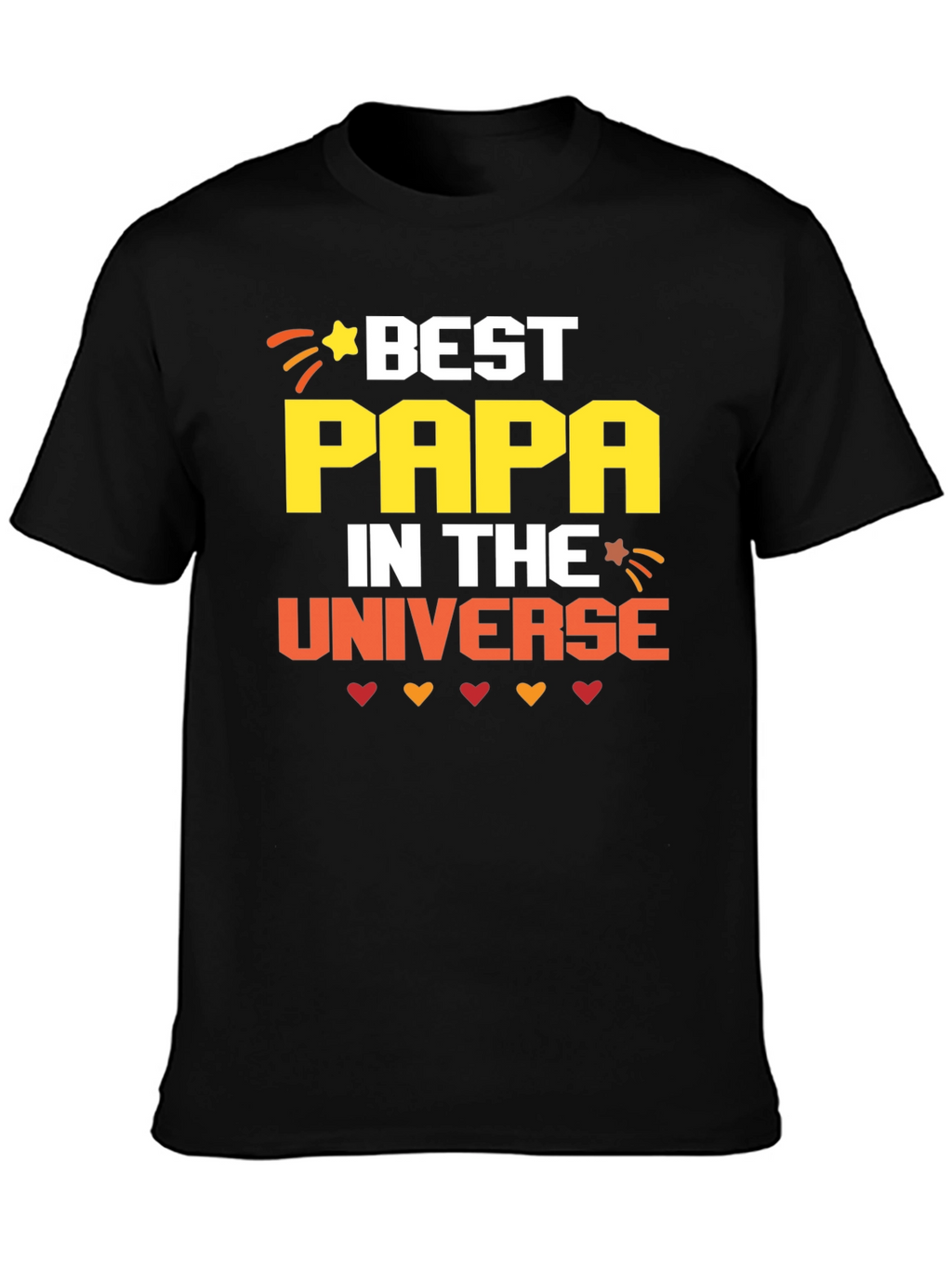 Best Papa in the Universe Graphic T-Shirt