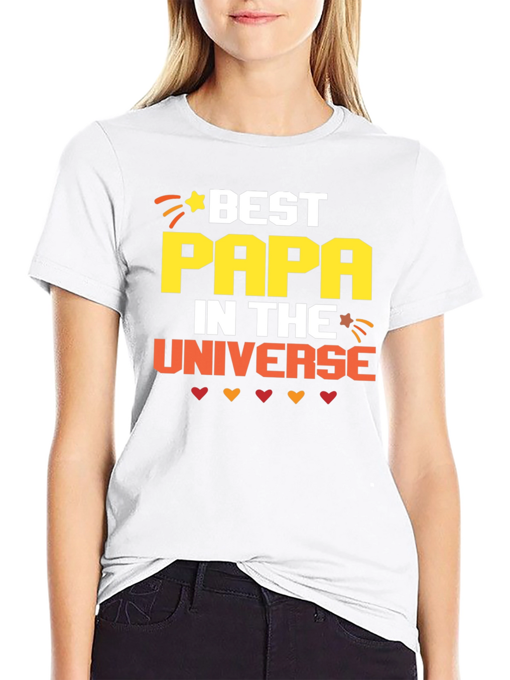 Best Papa in the Universe Graphic T-Shirt