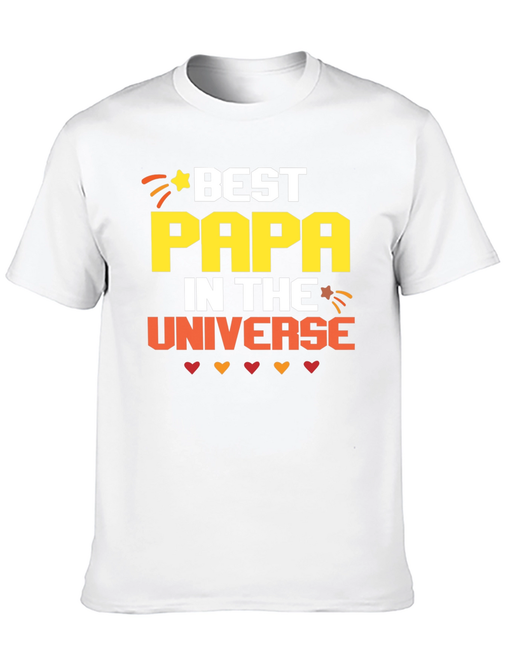 Best Papa in the Universe Graphic T-Shirt