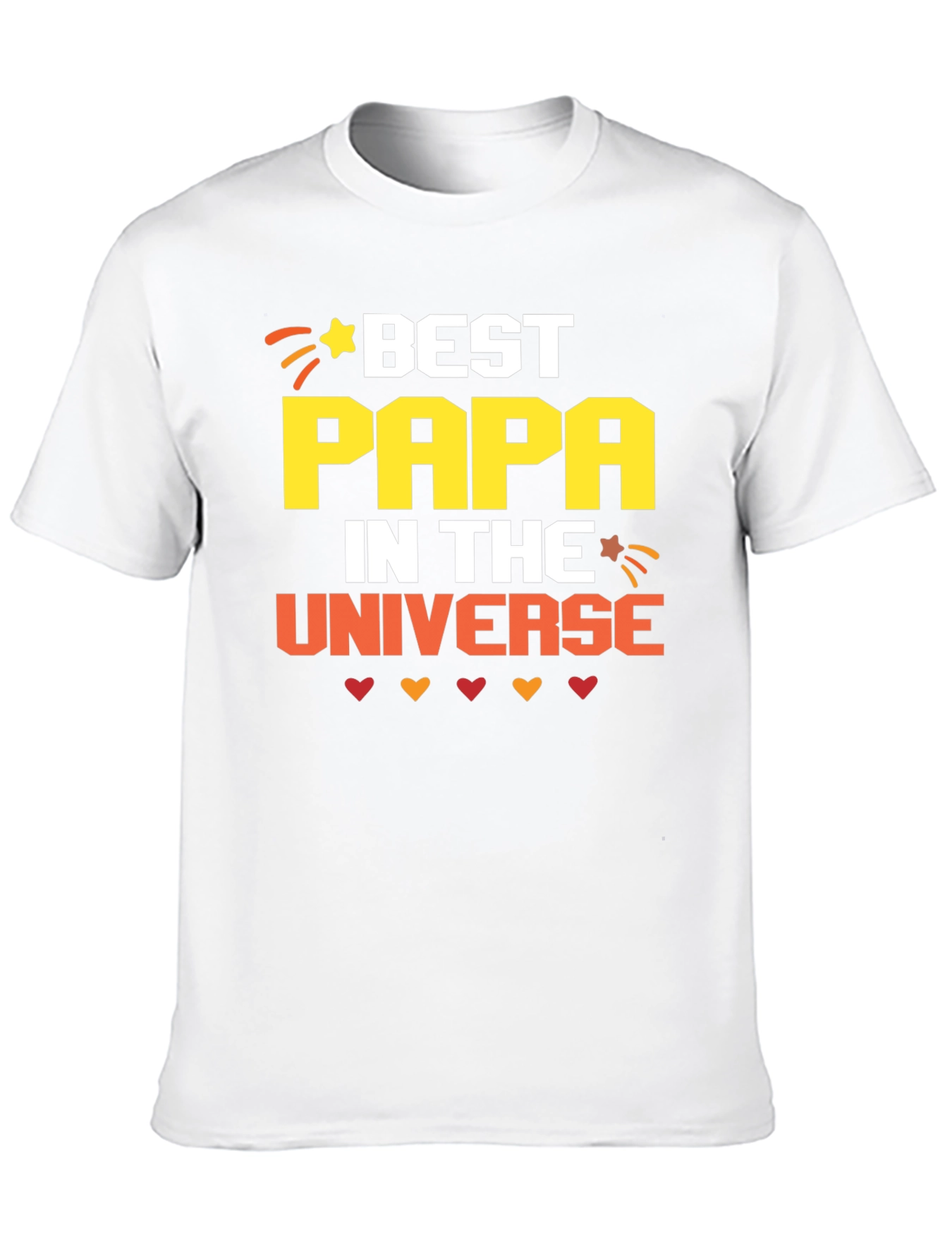 Best Papa in the Universe Graphic T-Shirt