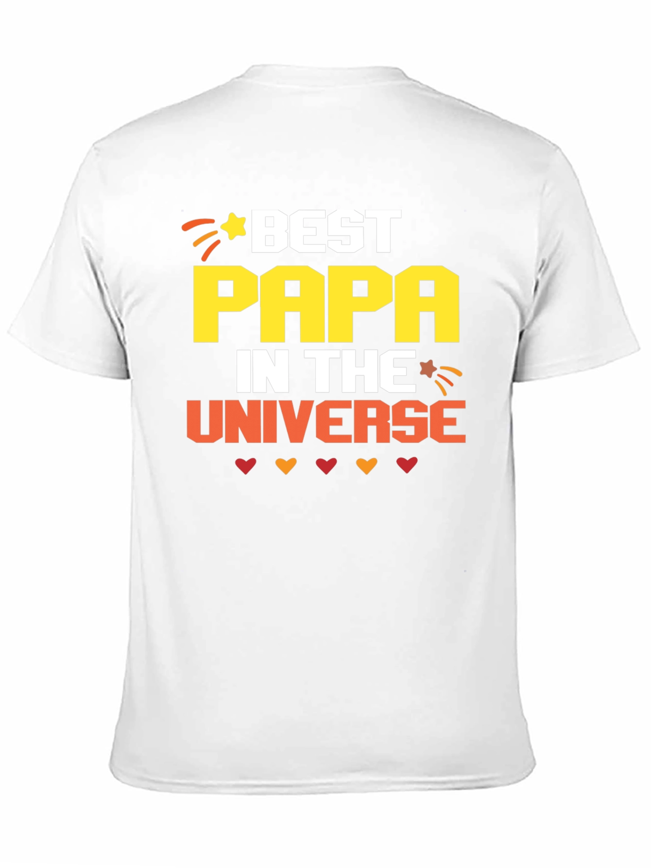 Best Papa in the Universe Graphic T-Shirt