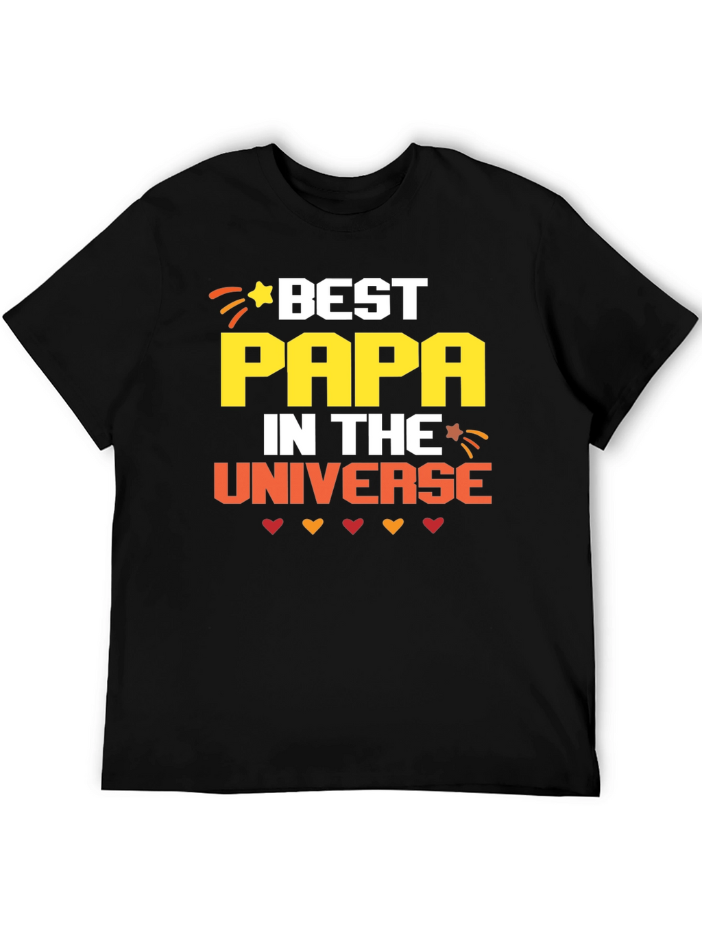 Best Papa in the Universe Graphic T-Shirt