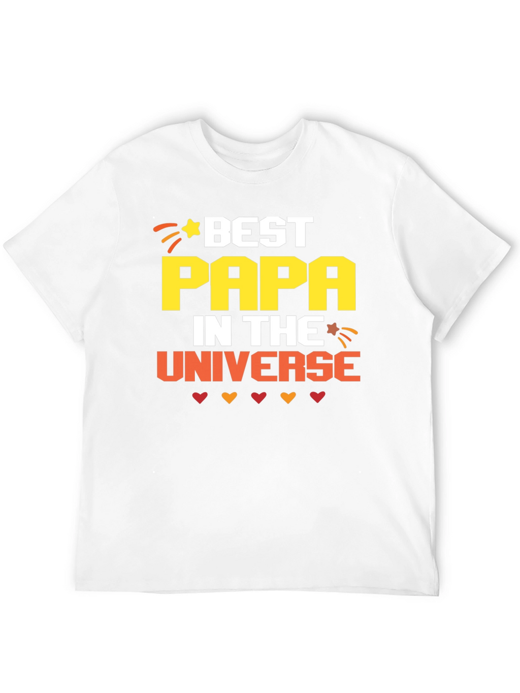 Best Papa in the Universe Graphic T-Shirt