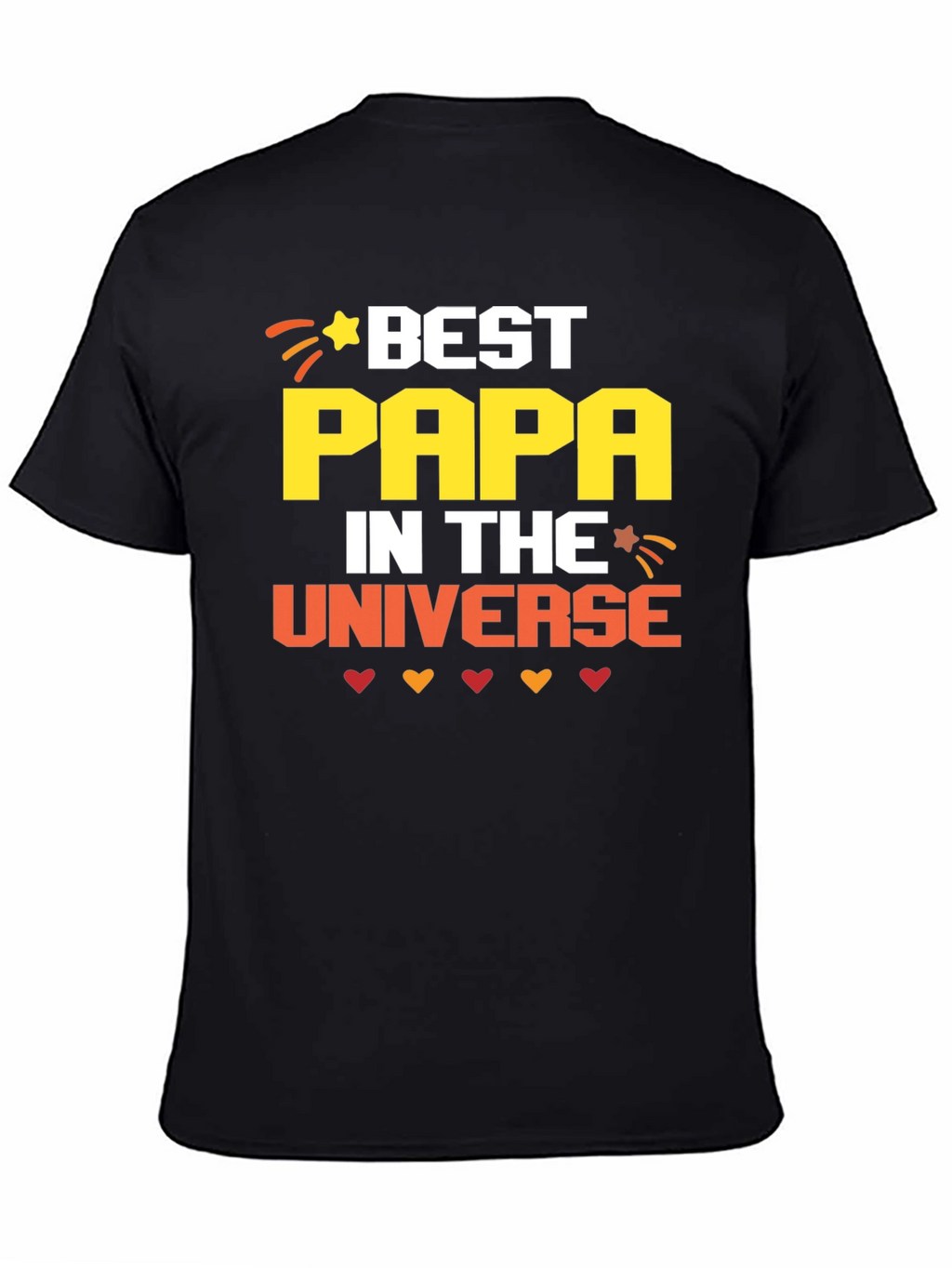Best Papa in the Universe Graphic T-Shirt