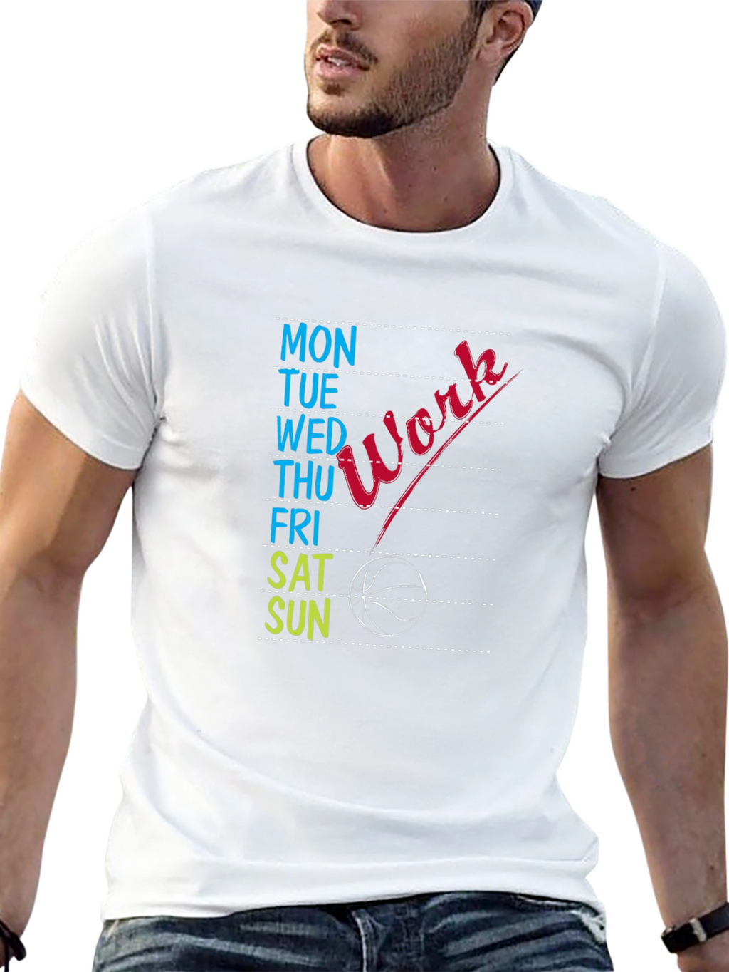 Work Basketball Days T-Shirt